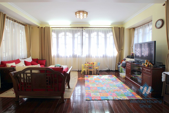 Beautiful 3 bedroom furnished house for rent in Tay Ho area
